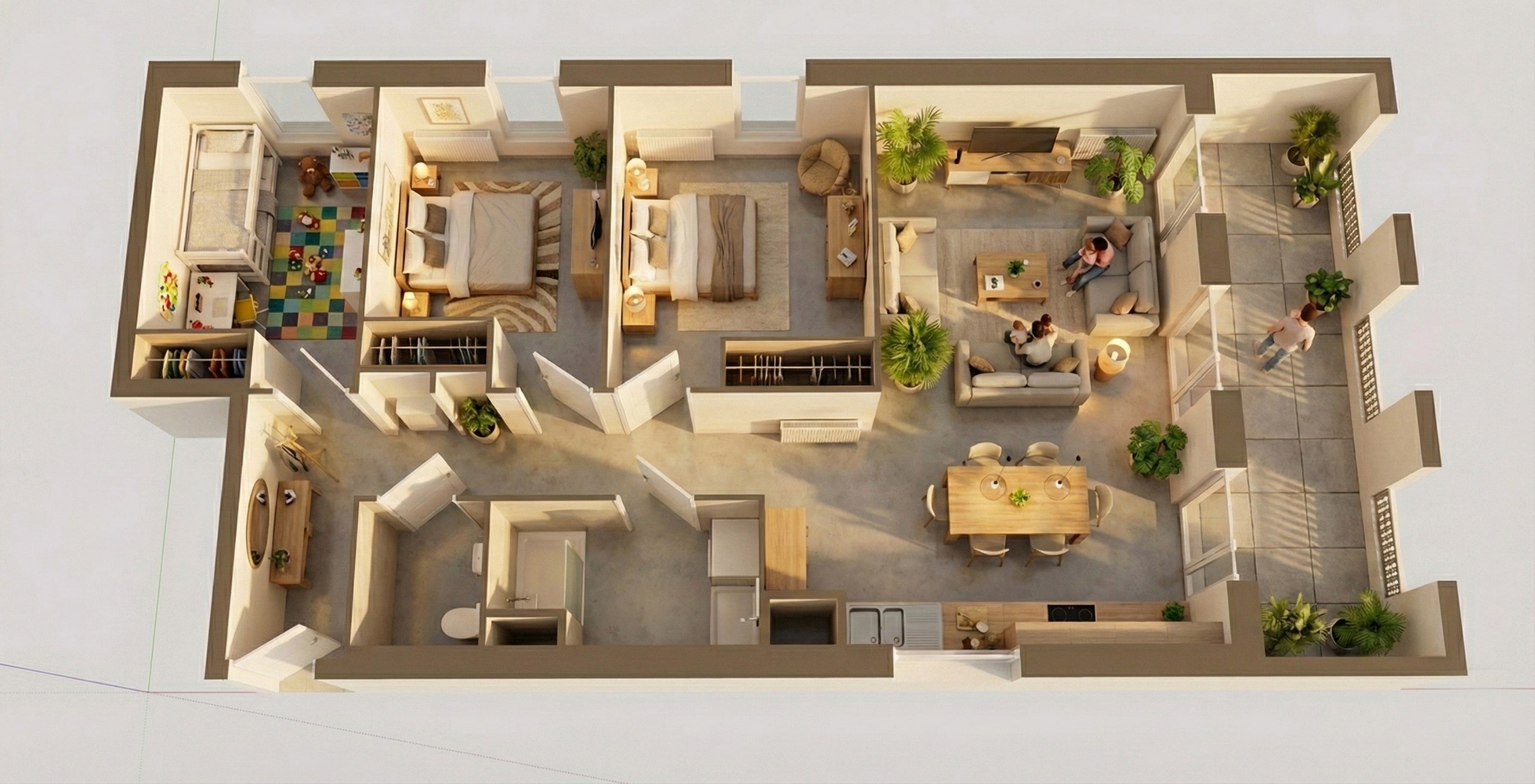 Axonométrie guillaut